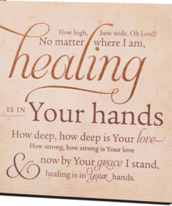 Healing Wall Art (Healing is in Your Hands)