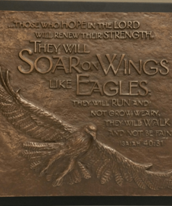 Moments of Faith Scripture Plaque - Eagle