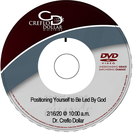 Positioning Yourself to Be Led By God DVD